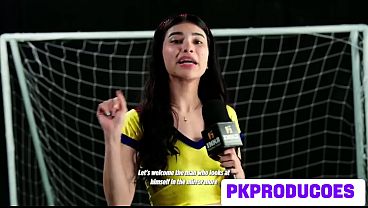 COPA DO MUNDO – Leonel Mexxxi e Cristiano Penaldo transam com uma colombiana branca no cu